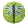 Dragonfly on Green (Round)