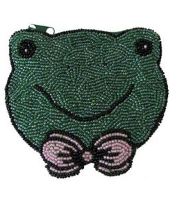 Frog Face w/ Pink Bow Tie