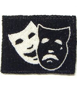 Masks, Comedy & Tragedy (Rectangle)