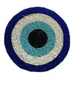 Evil Eye beaded wallet