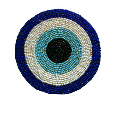 Evil Eye beaded wallet