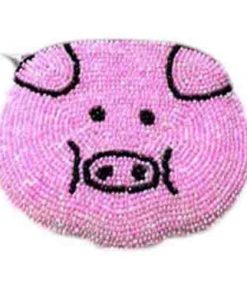 Pig Face, Pink (Round)