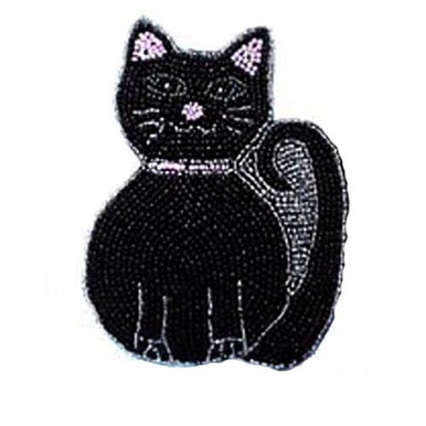 Black Cat Sitting
