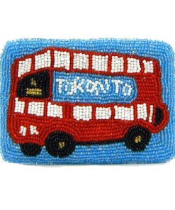DOUBLE-DECKER  Bus/ On Blue CITY CUSTOM ORDER