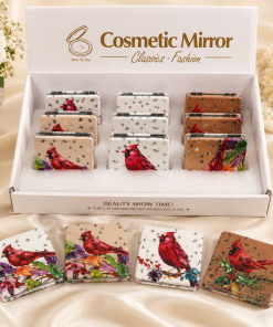 Compact Mirror Cardinal 12 Pcs Assorted