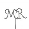 Cake Topper - "Mr" / "Mrs" (50mm)