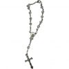 Rosary- clear  crystal Mary