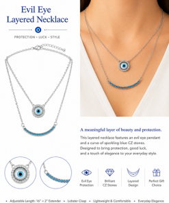 Evil Eye layered Necklace