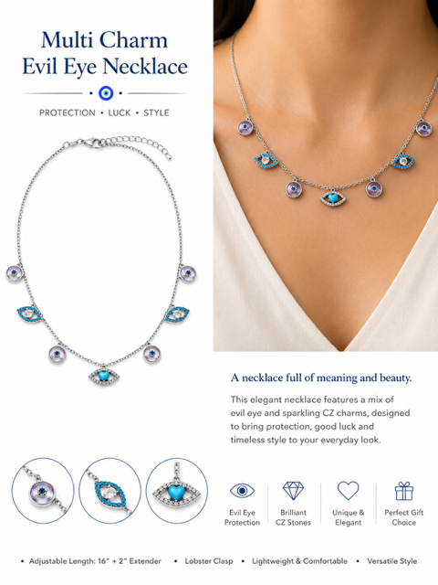 Evil eye Necklace 0690