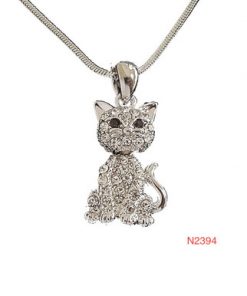 Necklace - cat sitting