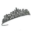 Hair Tiara- Swirls with rhinestones on the tops