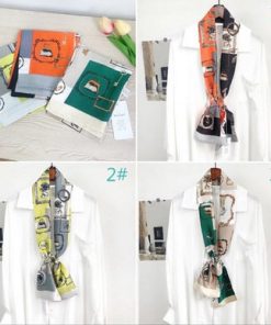 Skinny silk stain with purses and keys ( colour options ) Min 2 pcs each colour