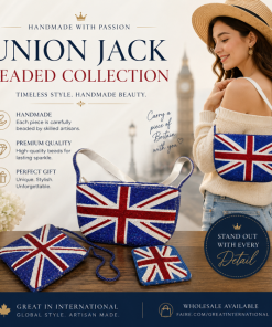 Alternative view of Handmade Beaded Union Jack Collection