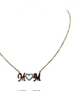 Titanium Chain and stainless steel mom gold