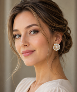 Alternative view of Clip Earring  Rose Mable  4986