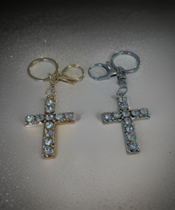 Keychain - Cross Silver or gold