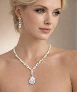 Majestic Teardrop CZ Set