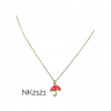 umbrella pendants necklace or bracelet 3 colours