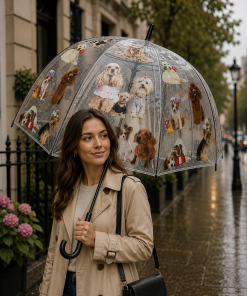 Dogs print umbrella