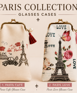 Paris Fashion Glasses Case
