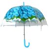 Roses print, Clear Umbrella