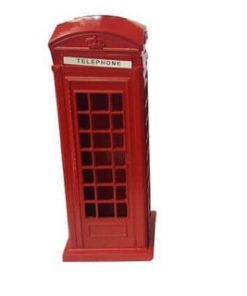 London Phone Booth Money Bank - 18 cm