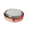 Pill Box - Rose Gold  w/ Mirror Inside & Outside