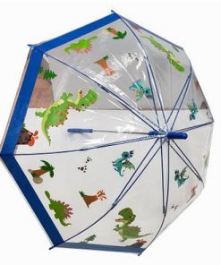 Umbrella - For Small Kid - Dinosaurs and Volcanos