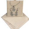 Necklace- Small rhinestone butterfly