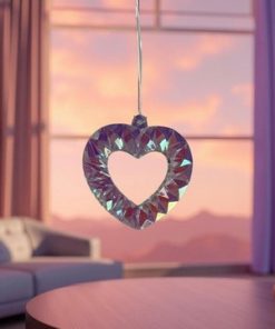 Crystal Heart SunCatcher