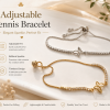 Adjustable Tennis Bracelet Butterfly