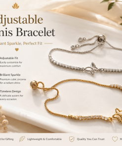 Adjustable Tennis Bracelet Butterfly