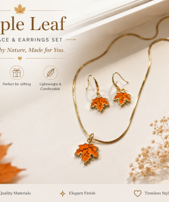 Maple Leaf Jewellery Pendant