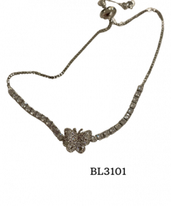 Bracelet- Small  butterfly rhinestones