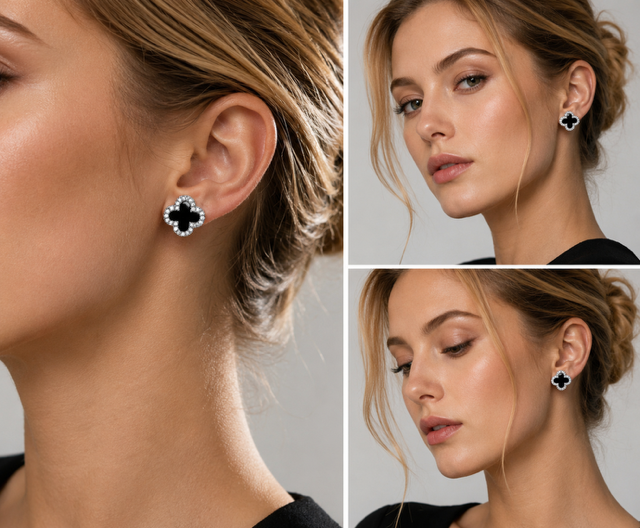 Earring Flower (Clover) - Image 2