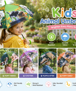 Sweet Puppy Friends Kids Umbrella
