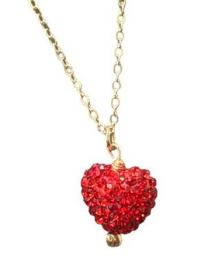 Red heart Shamballa