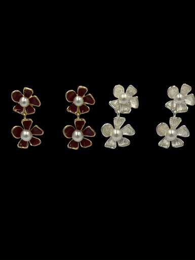 Earring Dangling Flower 6699