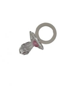 Crystal Pacifier with heart