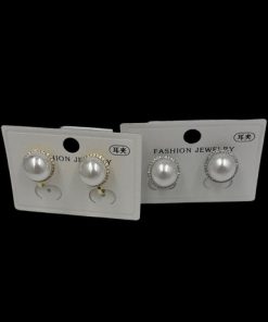 Earring Clip pearl 1395