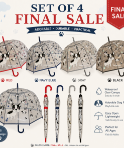 Alternative view of Dog Umbrella -Set of 4
