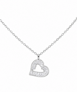 Heart Necklace cubic ziconia