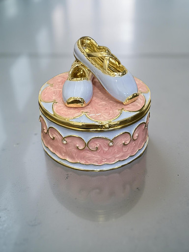 Enamel Metal Ballet slipper