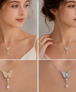 Necklace butterfly 0334