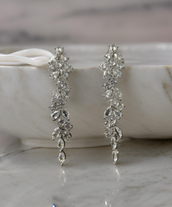 Clip Earring chandelier zube zirconia