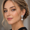Clip Earring Heart Pearl