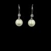 Earring Dangling 8mm Shell pearls
