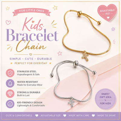 Bracelet little Cross Adjust Chain