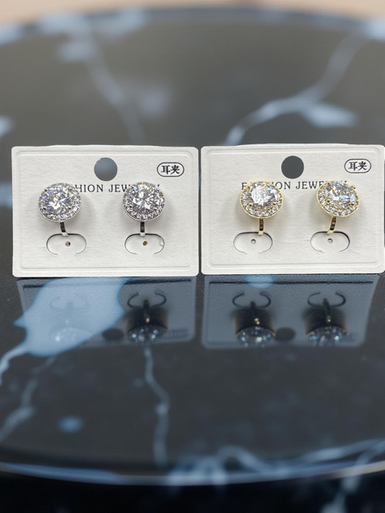 Clip Earring Diamond size 5mm