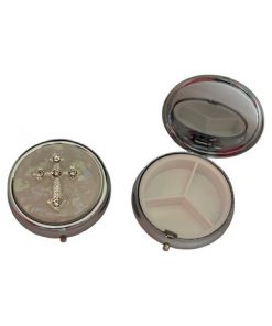 Pillbox marble look on cross